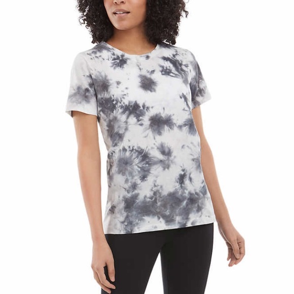 Danskin Women's Tie Dye Tee Shirt - Soft Cotton Jersey Blend, Classic Fit, Moisture Wicking - View #12
